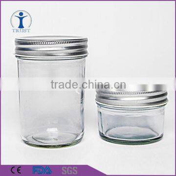 manufacture cheapest glass jar with screw top lid