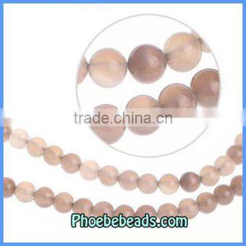 Wholesale 8mm Loose Round Grey Agate Beads PBS-A801