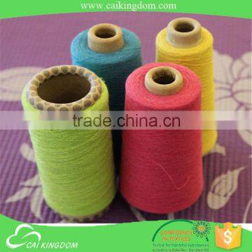 Recycled cotton polyester twist yarn