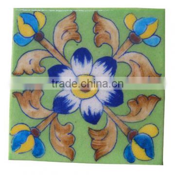 Blue Pottery Tiles For Swimming Pool Purpose