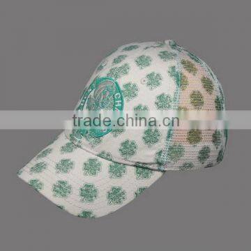 EMBROIDERY BASEBALL TRUCHER CAP WITH BODY PRINTING
