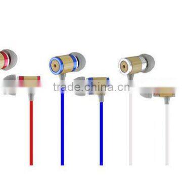 promotional bamboo earbuds for earphone/mp3/ earbuds earphone