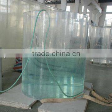 cylinderical tank sale glass tank indoor fish tank