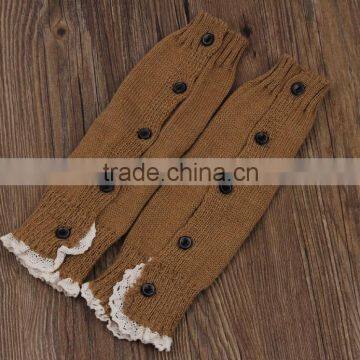 2015 Hot Sale Leg Warmers Long Cotton Women Wholesale Lace Boot Socks photo-5
