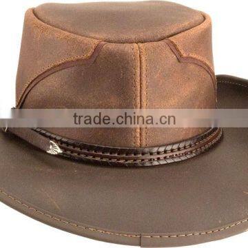 American-hat-makers-double-g-hats-arroyo-chocolate-whipstitch-band-Women Hat ARROYO photo-4