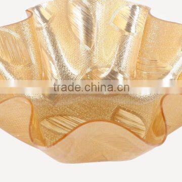 Wholesale High Foot Round Tranparent Acrylic Fruit Plate photo-2