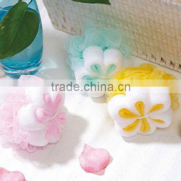 Wholesale Bathroom Product PE Mesh Bath Flower