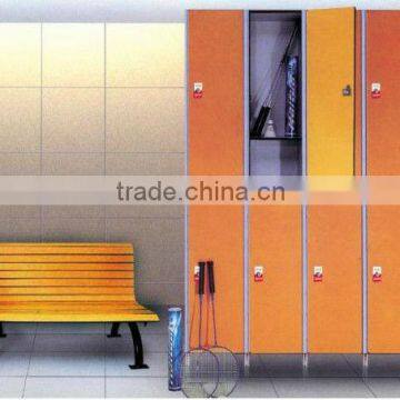 Promotion gym club storage clothes orange lockers for sale