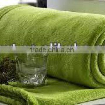 100% polyester light green coral fleece blanket for afternoon rest