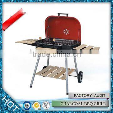 New Products light weight outdoor bbq charcoal grill with 3 feet