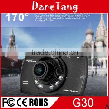 Factory direct 2.7 inch 1080 Full HD G30 night vision papago car camera