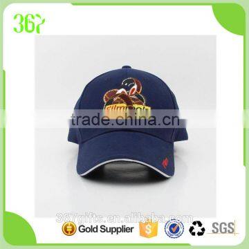 High Quality 100% Cotton Customized Embroidered Logo Promotional Baseball Cap