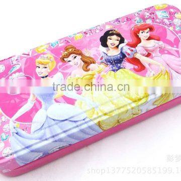 Hot sale embossed rectangle metal pencil case for packing