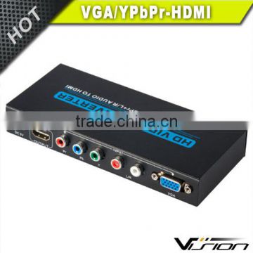 Vision hot on sale VGA+YPbPr input to HDMI output converter