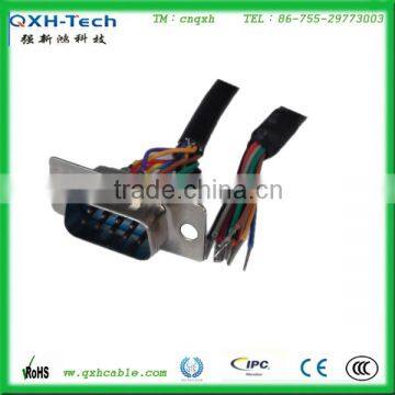 DB 9 Connector no molding DB cable DB series