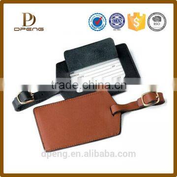 Custom wholesale luggage tag promotional luggage tag leather