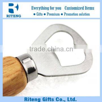 Customized Varnish Wood Opener With Logo photo-4