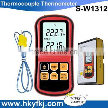 High Accuracy digital Multi-channel Thermocouple Thermometer With K J K T E N R type probes