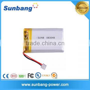 3.7V 2000mAh Lithium Battery with 2-Pin Plug for PLC