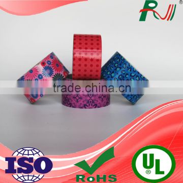 Patterned PE duct tape for decoration with free sample