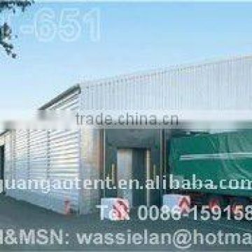 Hard Walls Tent for warehouse or stock with aluminum frames