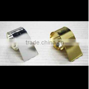 golden napkin rings fot table