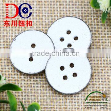 White Color Paint Metal Sewing Button,4 Hole Button for Jean Shirt photo-4