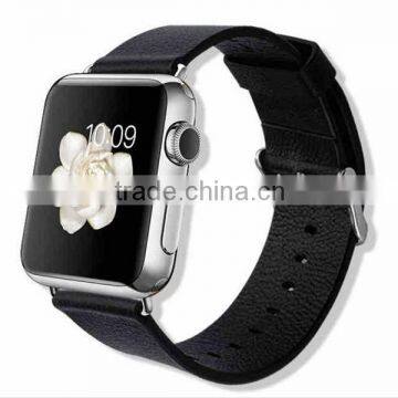 Genuine Leather Classic Buckle Watchbands Wrist Band Strap Watch Belt for Apple Watch