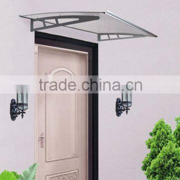 Factory wholesale Euro-design Cheap outdoor DIY polycarbonate modern design aluminum awnings size 100x150cm