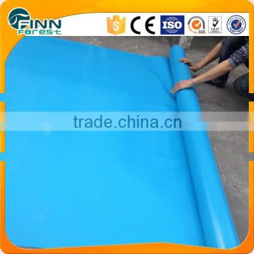 Have 10 years life time 1.5mm blue color pvc swimming pool liner