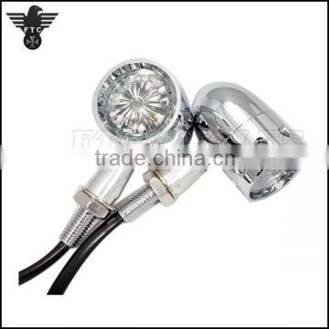 Chrome LED Aluminum Custom Motorcycle Turn Light for Harley Chopper