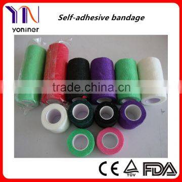 Non-woven cohesive elastic Bandage CE FDA certificated