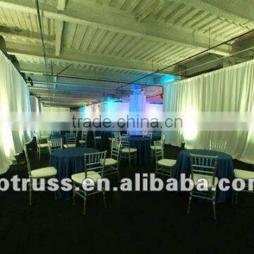 RP 2015 Aluminum pipe and drape stage backdrop for wedding party