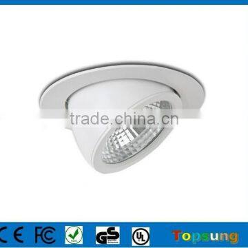 15w led gimmable downlight cob CE,EMC&FCC led factory china