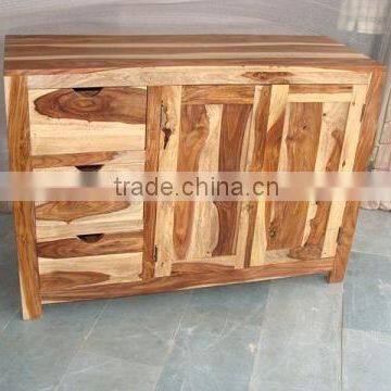 WOODEN LOW HEIGHT CABINET