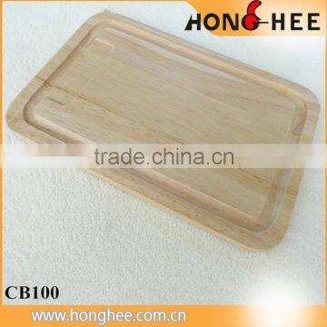 100% Food Safe Wooden Bread Board Cutting Board