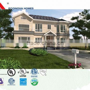 Econova American Standard prefab solar house cheap modern prefab villa with green energy system and cheap