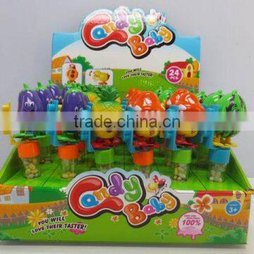 Wind Up Vegetable&Fruit Candy Toys With Candies