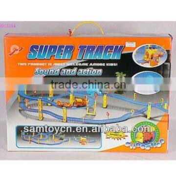 Novelty and new educational toys, B/O railway animal car track set toys