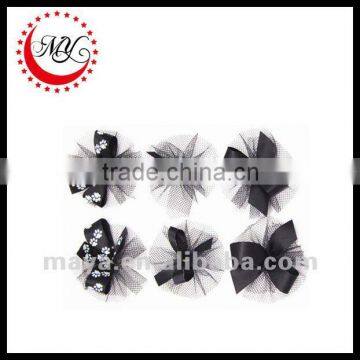 Beautiful hair bows with nets