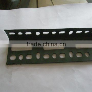 Powder coating Slotted Angle Steel Bar rack iron