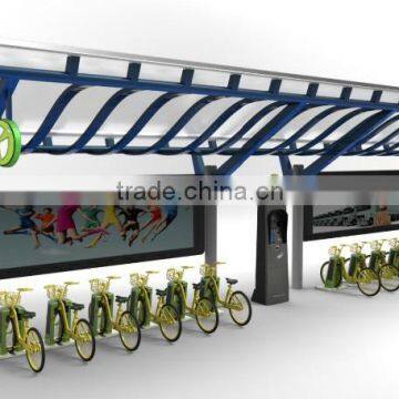 EKEMP Bicycle Rental System With Customizable Rainshed photo-6