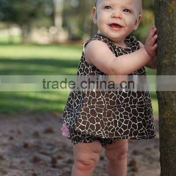 the Most Fashion Leopard Print Boutique Baby With Cover for Baby Girls Kids Outfits photo-2