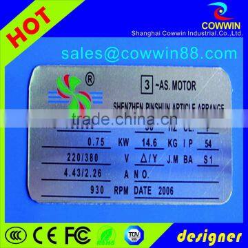 Personalized Offset Printing Aluminum Metal Plate Sign for Netherlands photo-4