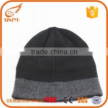 Wholesale Fashion Gray-black Crochet Pattern Knight Helmet Hat Quality Choice