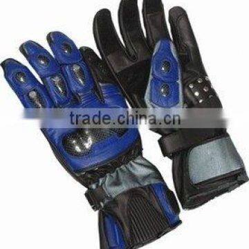 Leather Motorbike Racing Gloves