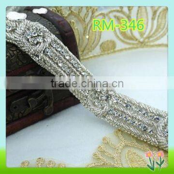 Garment accessory rhinestone trims for dress