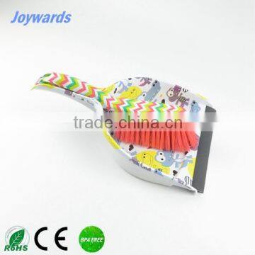 new design high quality broom and dustpan set for table with rubber