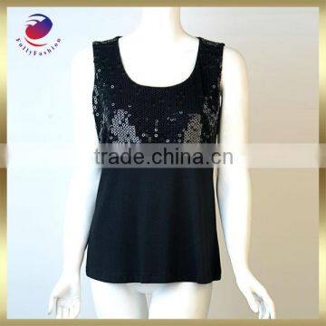 lady t shirt of ladies nest sequins fashion t shirt