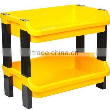 2 TIERS PLASTIC MULTI PURPOSE RACK 5524/2